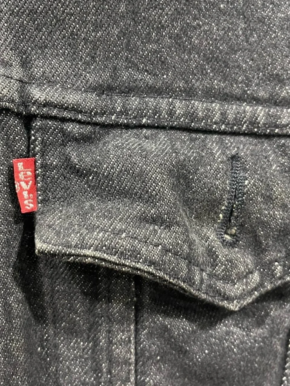Embroidered Levis Denim Jacket - Picture 5 of 5